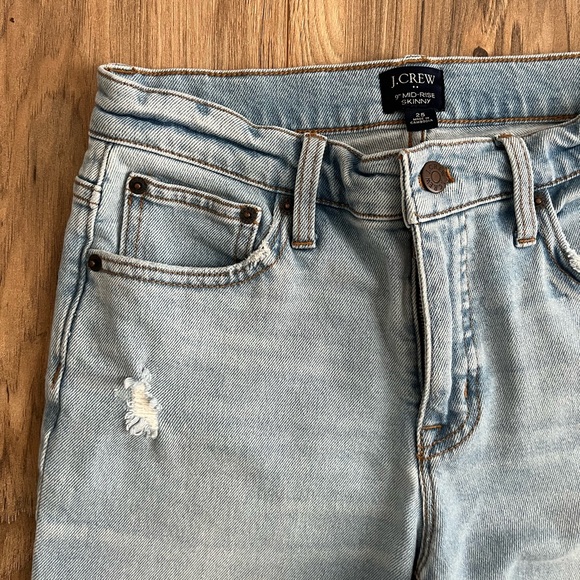Jcrew 9” skinny mid rise jean - Picture 3 of 4